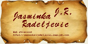 Jasminka Radeljević vizit kartica